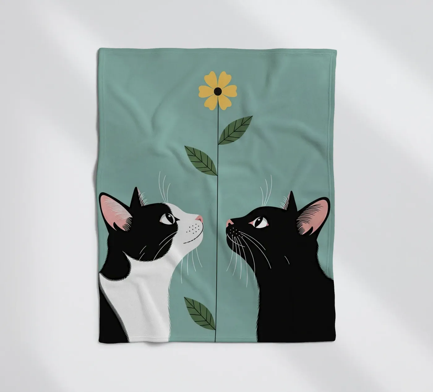 Between Us fleece blanket by thung thung