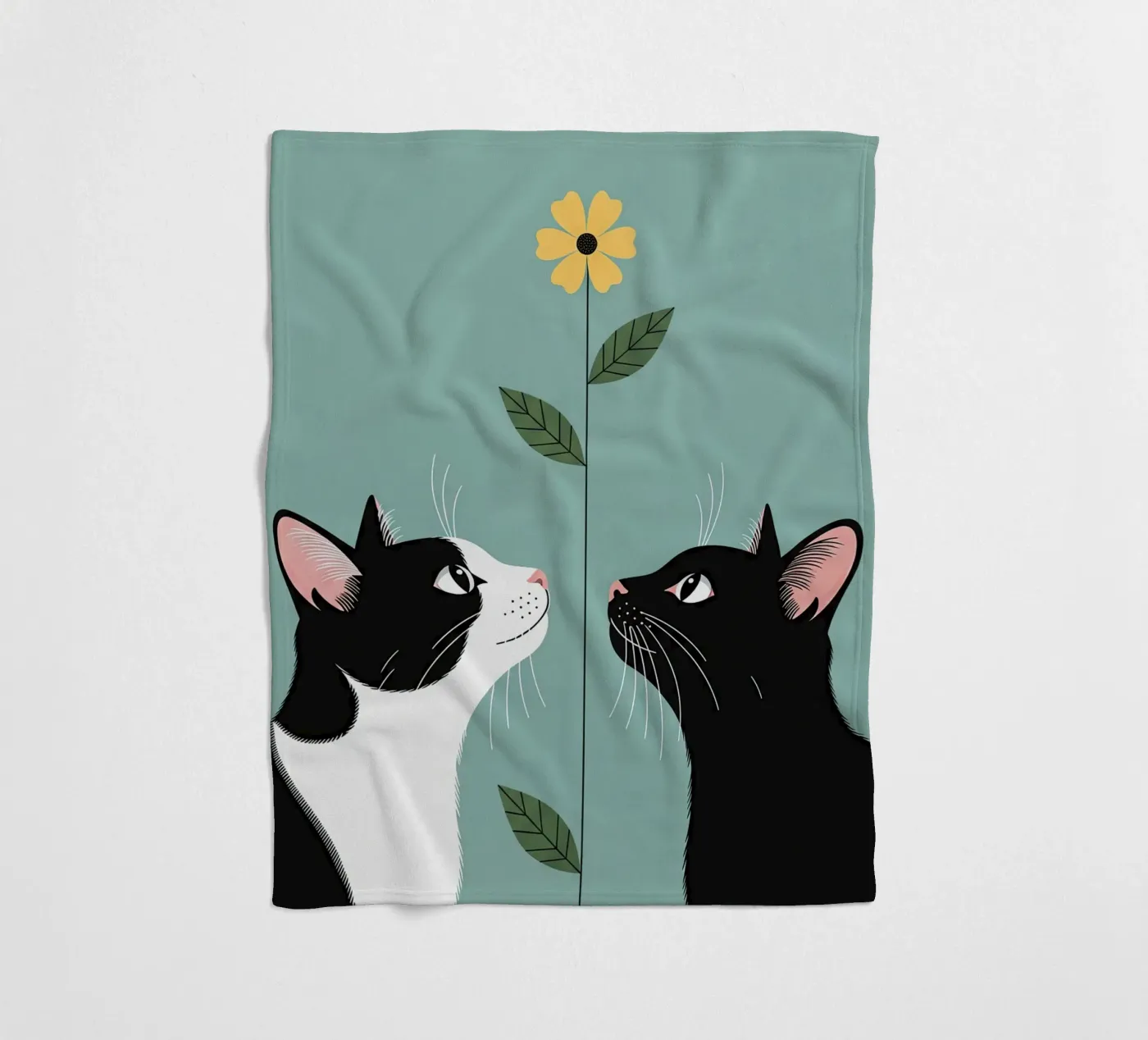 Between Us fleece blanket by thung thung