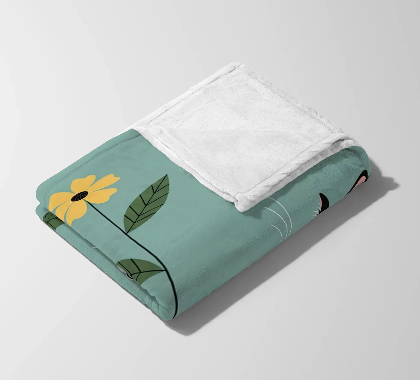 Between Us fleece blanket by thung thung