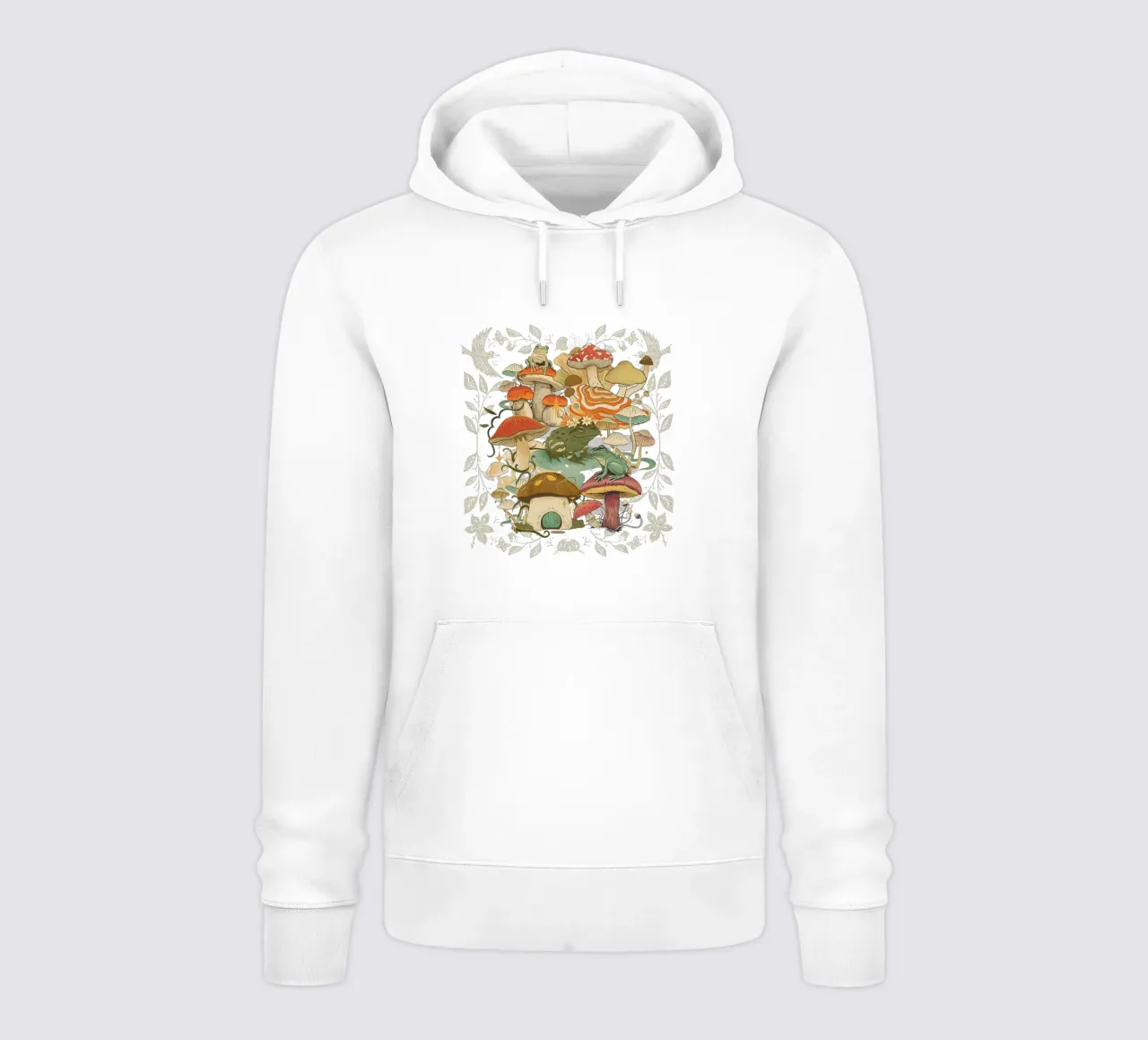 Ranas y setas sudadera con capucha de Mostly Pink