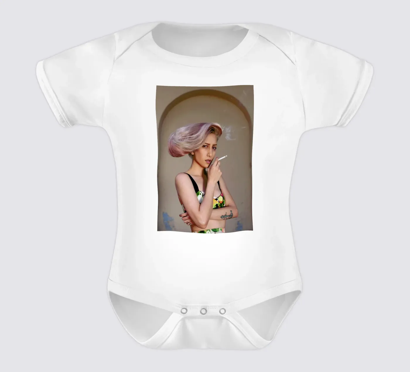 Daniela body neonato maniche corte da Ana Topoleanu