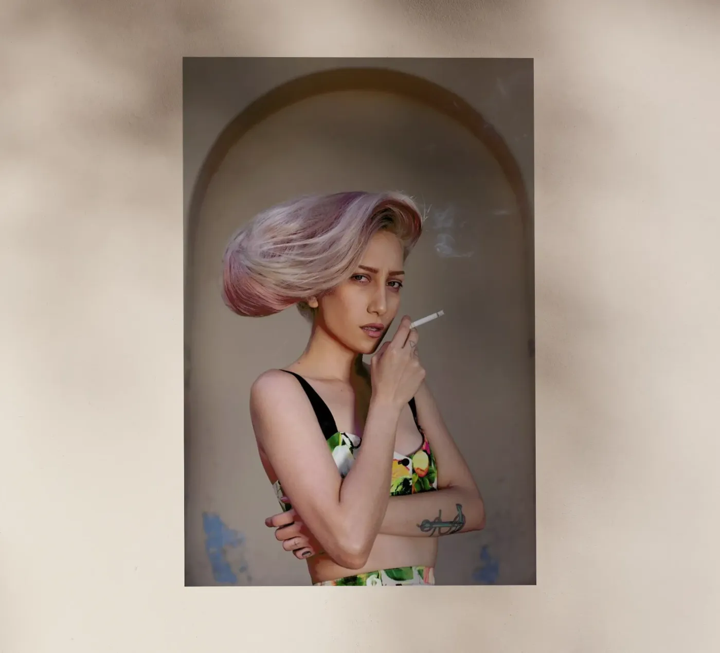 Daniela backlit film by Ana Topoleanu