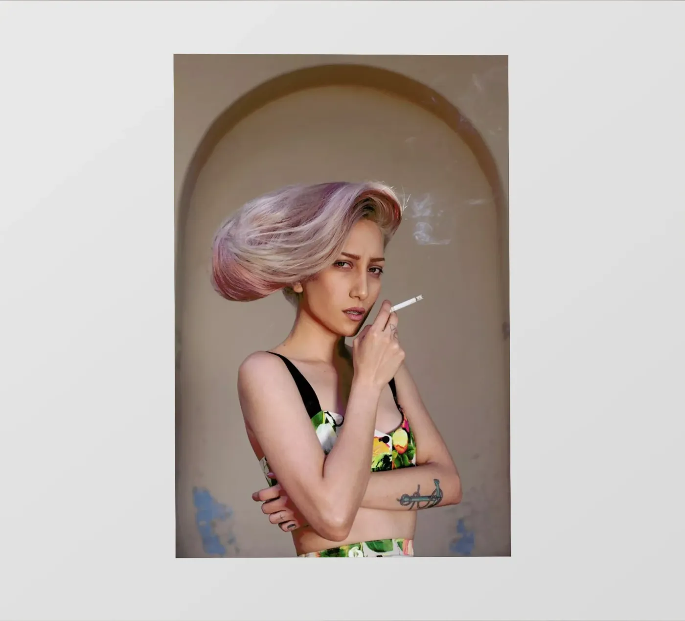 Daniela backlit film by Ana Topoleanu