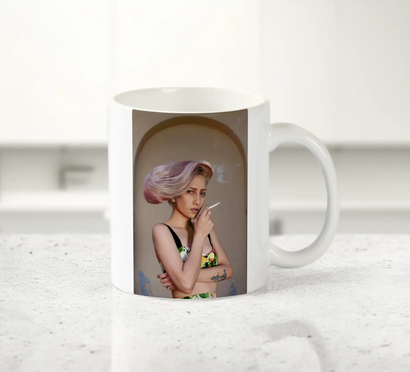 Daniela ceramic mug by Ana Topoleanu