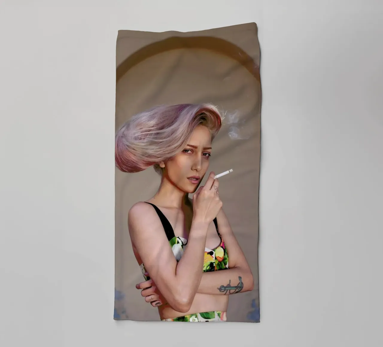 Daniela badhanddoek van Ana Topoleanu