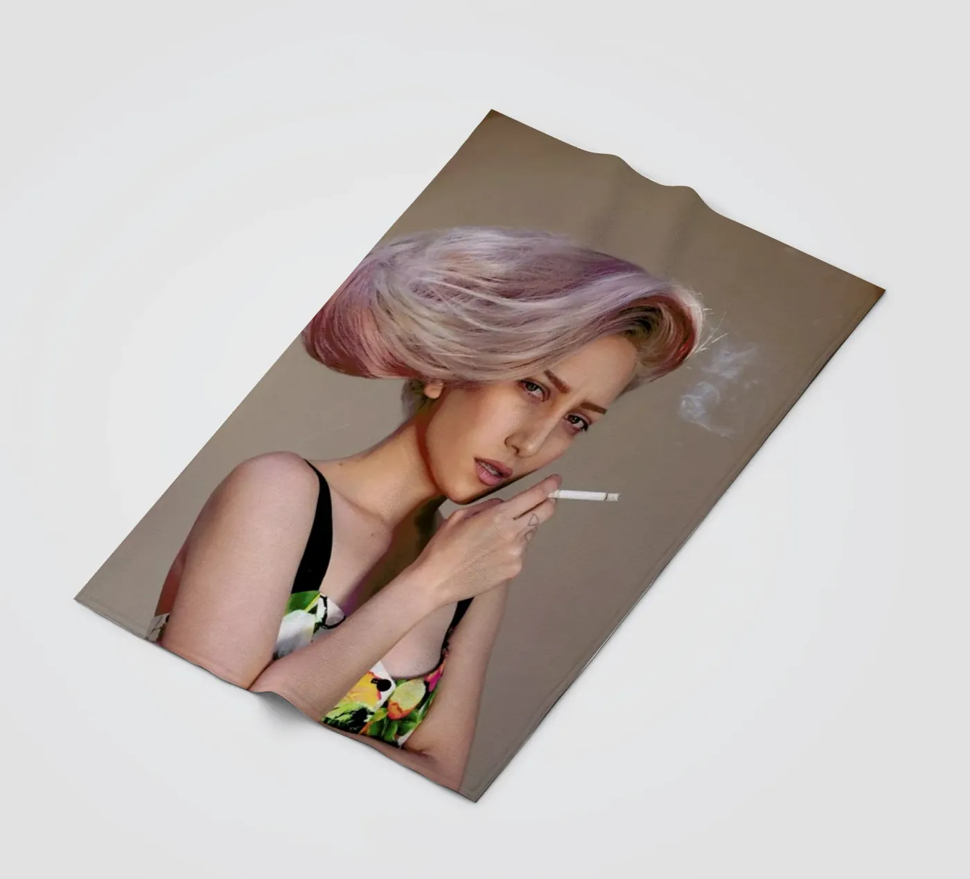 Daniela fleece blanket by Ana Topoleanu