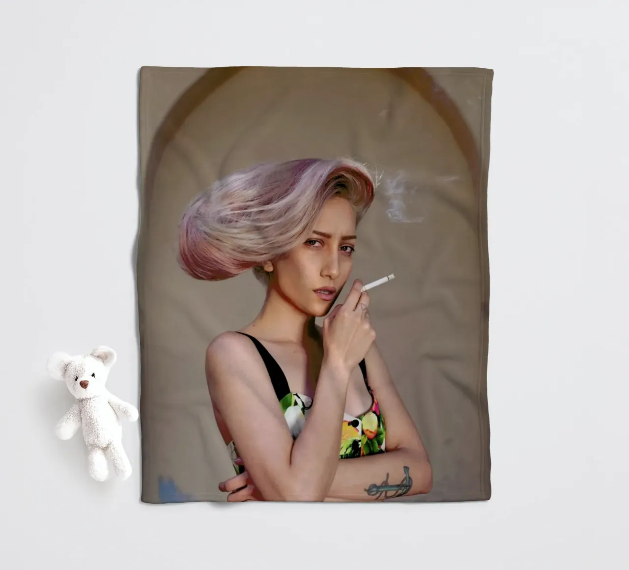 Daniela Fleecedecke von Ana Topoleanu