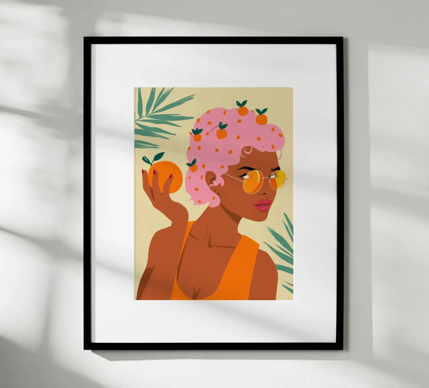 Citrus Haired Divinity poster by Luxe Brush
