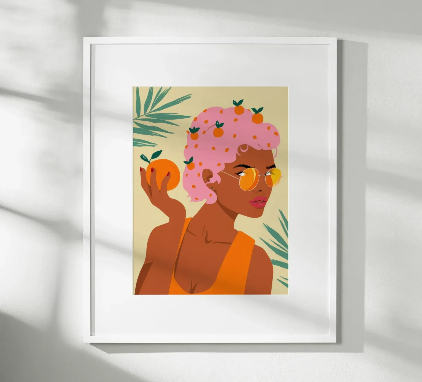 Citrus Haired Divinity poster by Luxe Brush