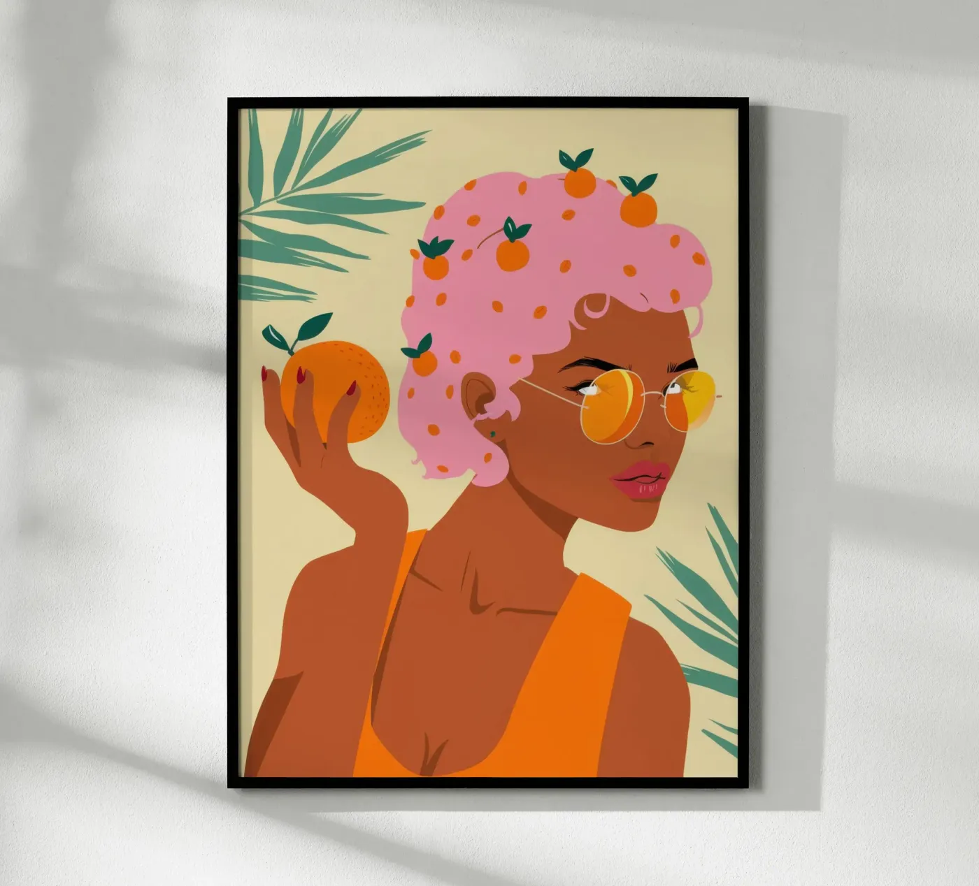Citrus Haired Divinity poster by Luxe Brush