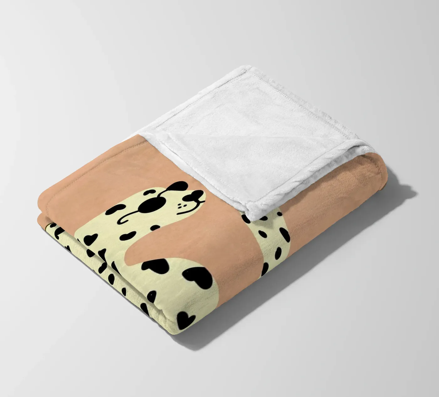 Kühler Leopard Fleecedecke von Illustration Raissa Oltmanns
