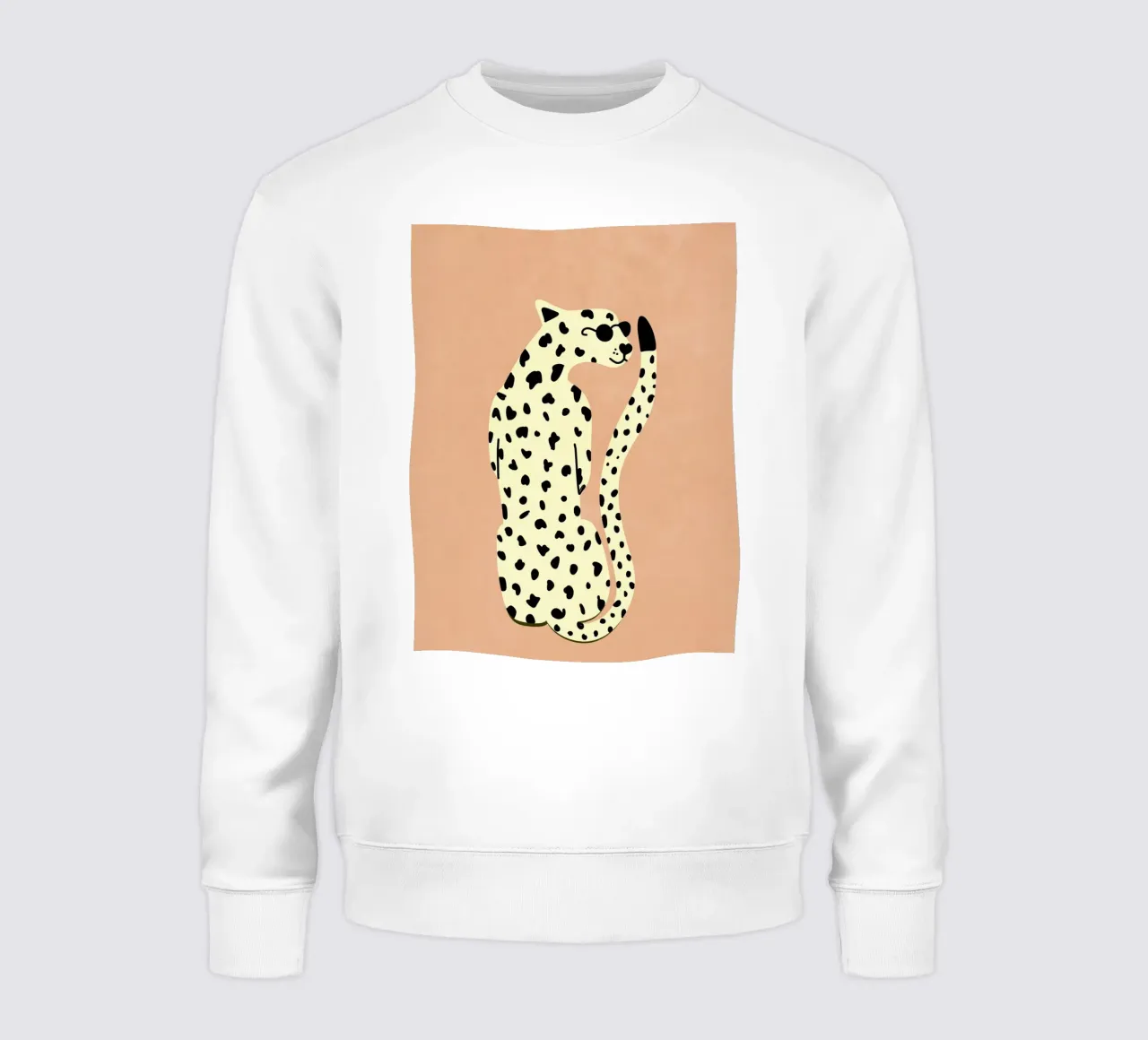 Leopardo più freddo felpa da Illustration Raissa Oltmanns