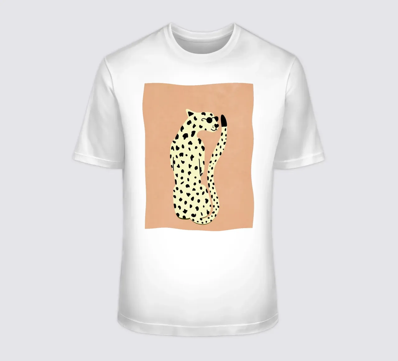 Leopardo più freddo t-shirt da Illustration Raissa Oltmanns