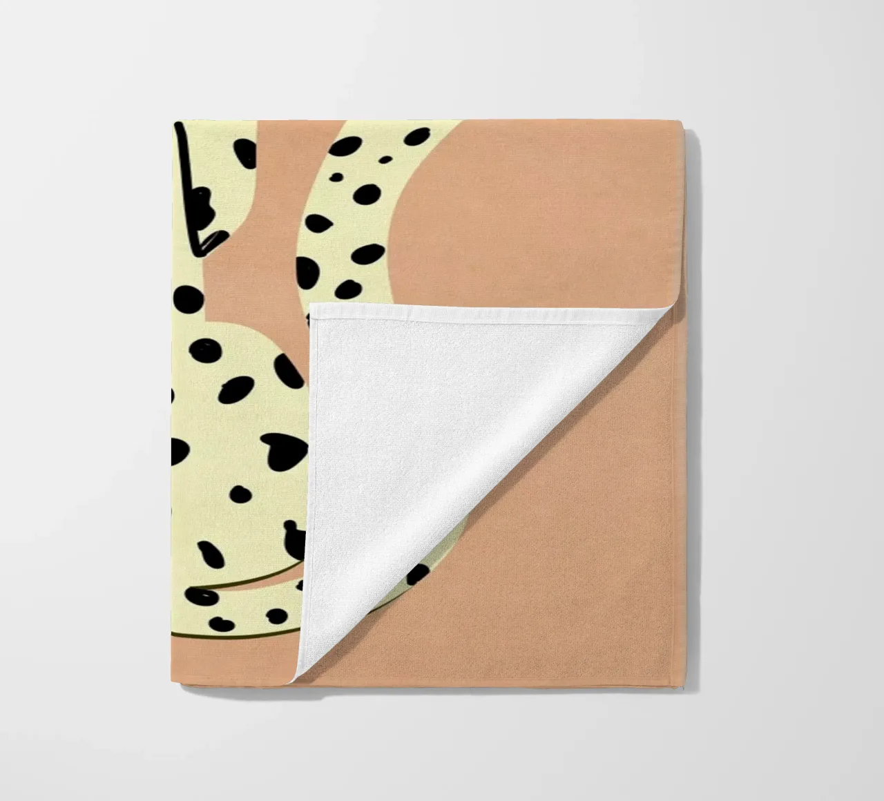 Cooler Leopard beach towel by Illustration Raissa Oltmanns