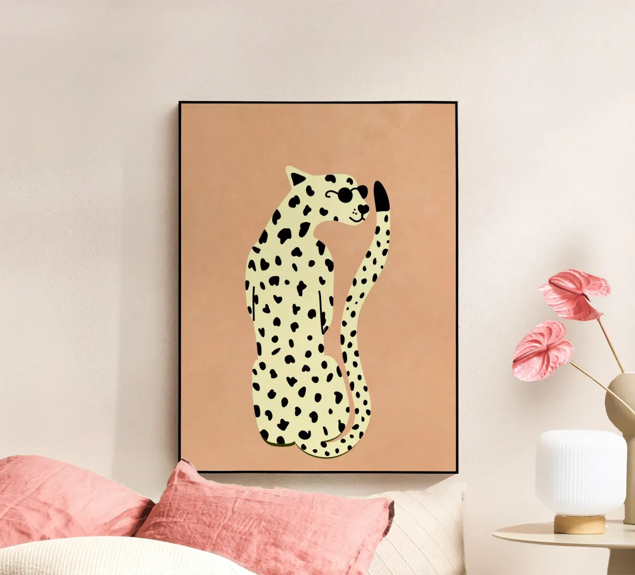 Leopardo più freddo plexiglass da Illustration Raissa Oltmanns