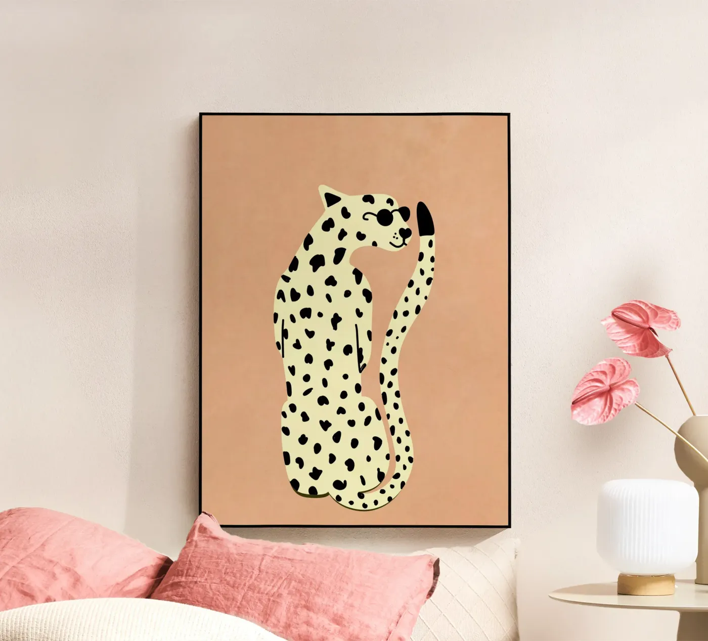 Leopardo più freddo plexiglass da Illustration Raissa Oltmanns