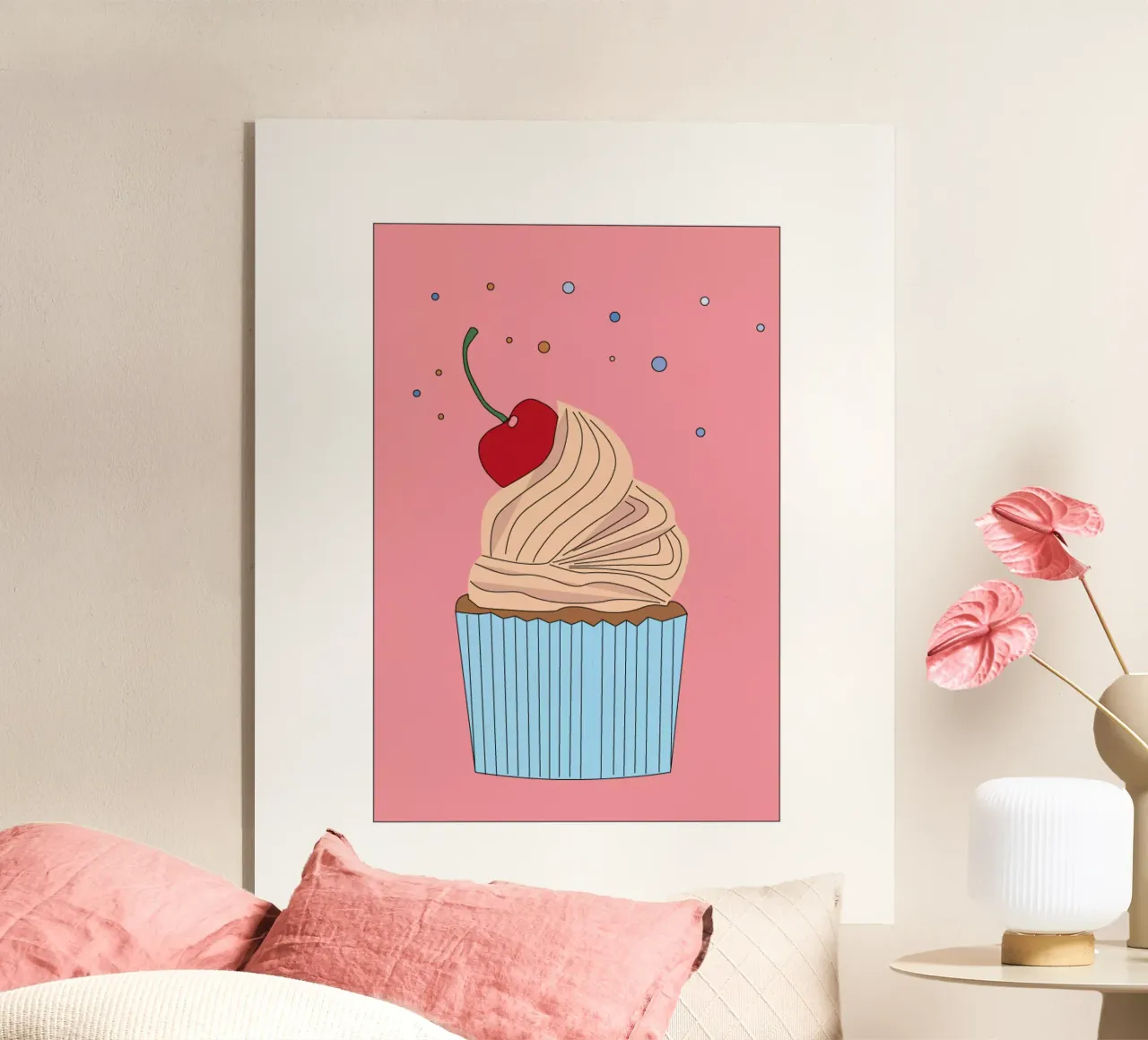 Muffin alla ciliegia plexiglass da SunflowerDE