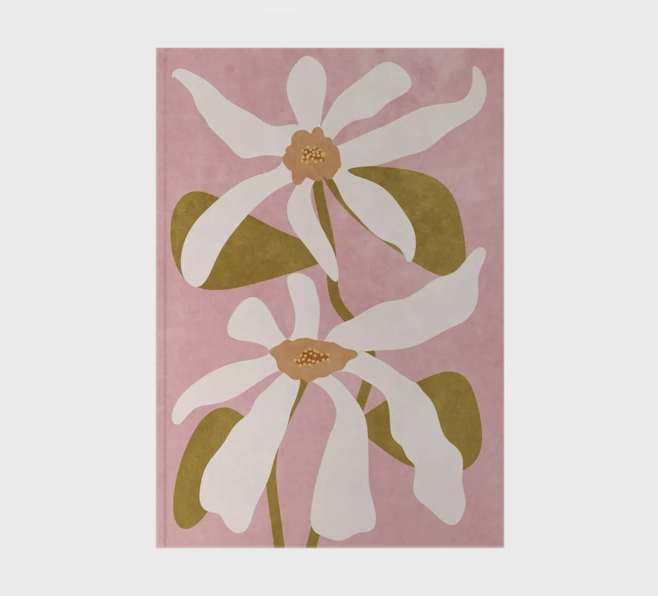 Abstract Flowers notebook by Illustration Raissa Oltmanns