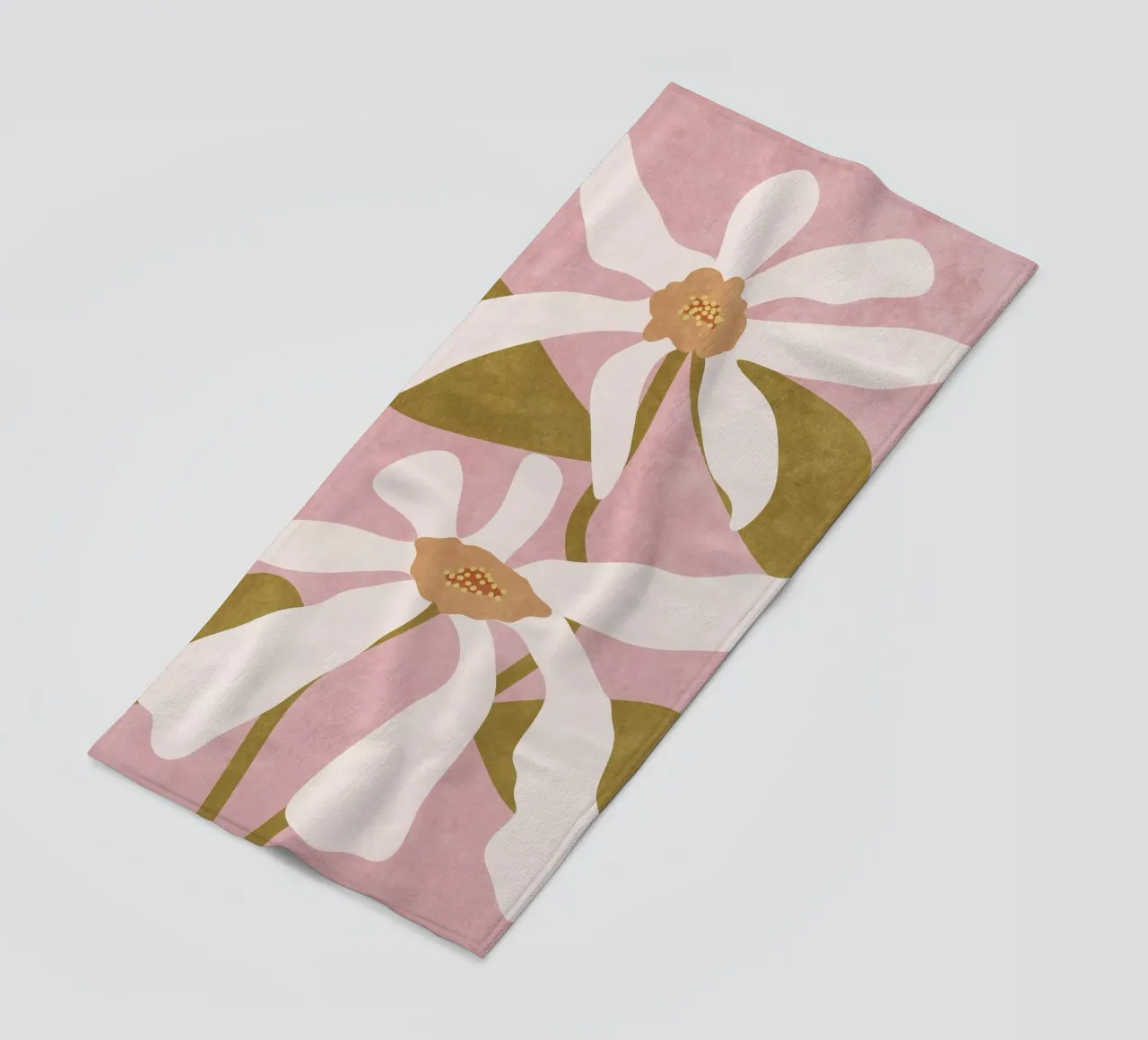 Abstract Flowers telo mare da Illustration Raissa Oltmanns