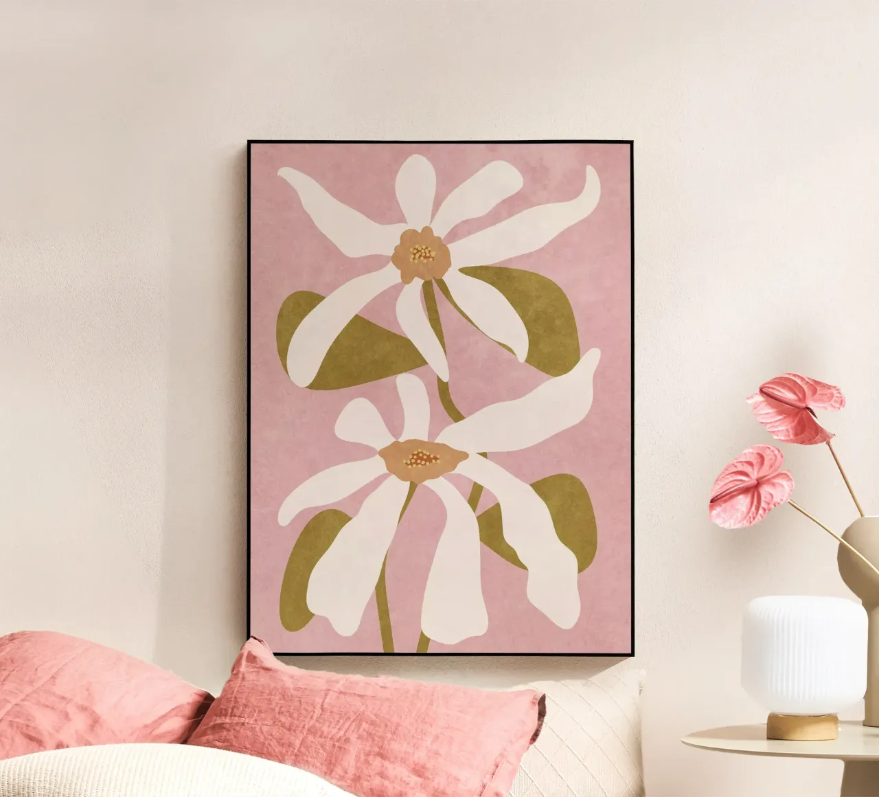 Abstract Flowers plexiglass da Illustration Raissa Oltmanns