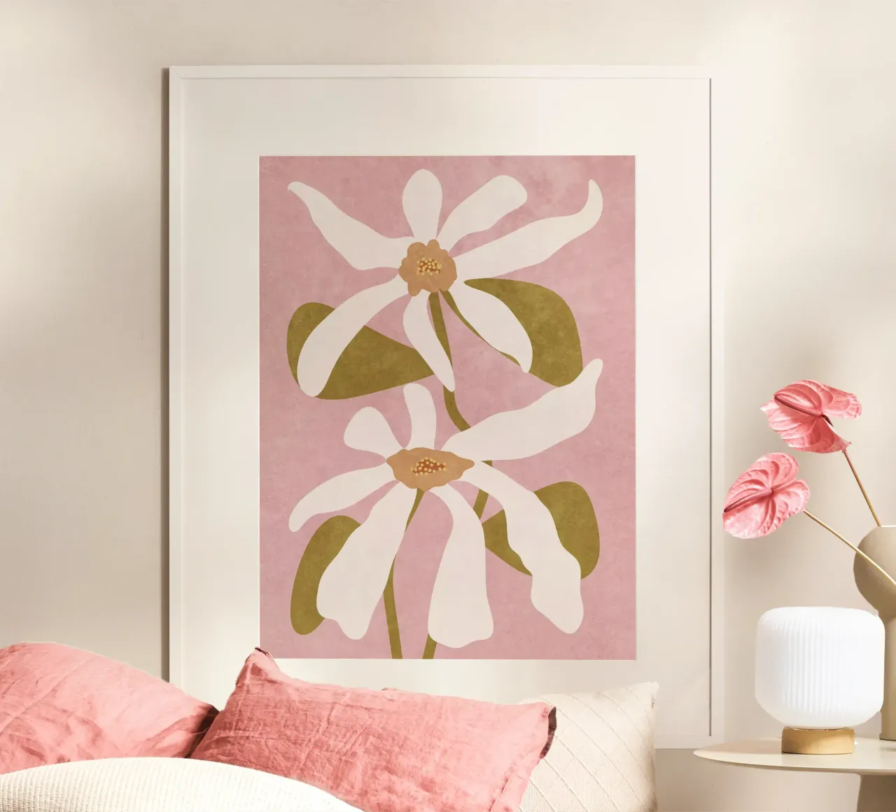 Abstract Flowers carta hahnemühle da Illustration Raissa Oltmanns