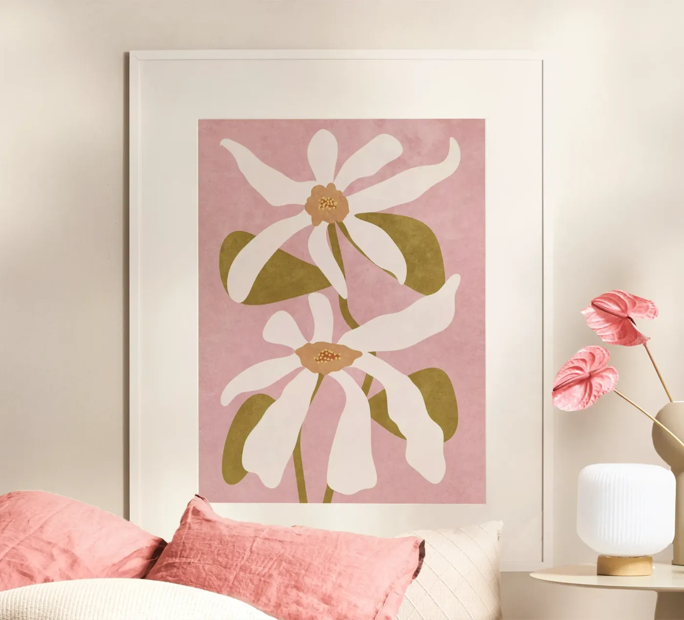 Abstract Flowers poster da Illustration Raissa Oltmanns