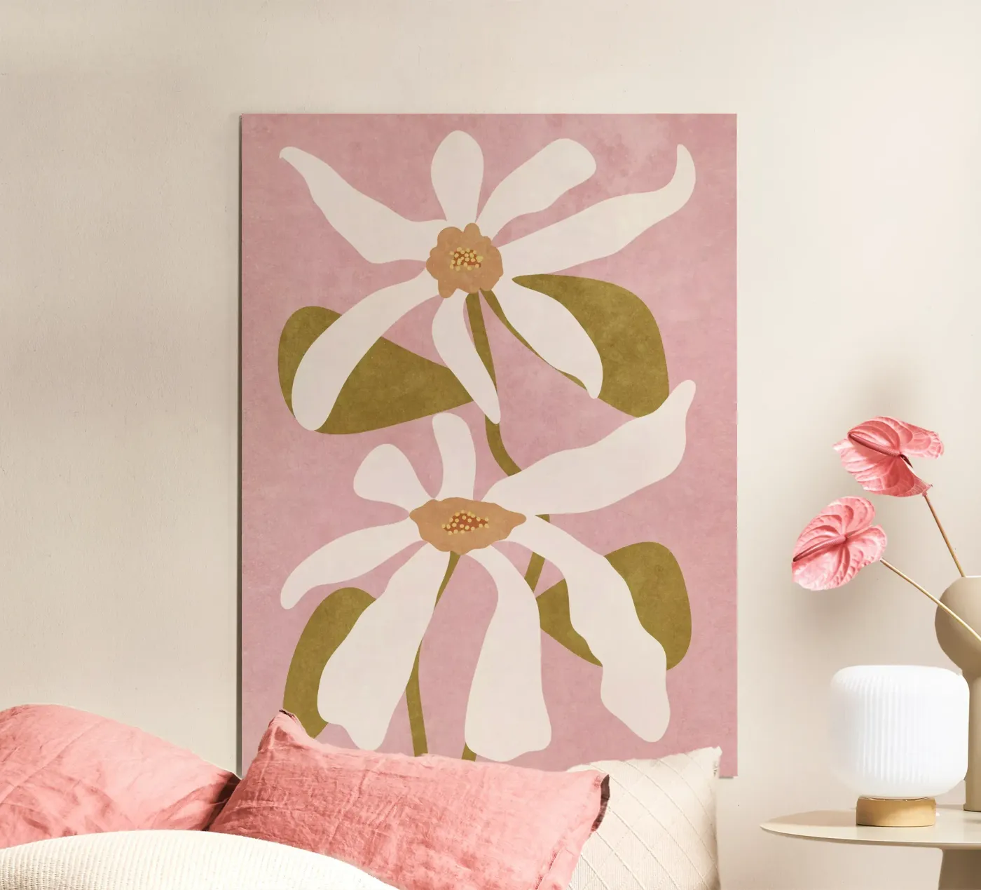 Abstract Flowers poster da Illustration Raissa Oltmanns