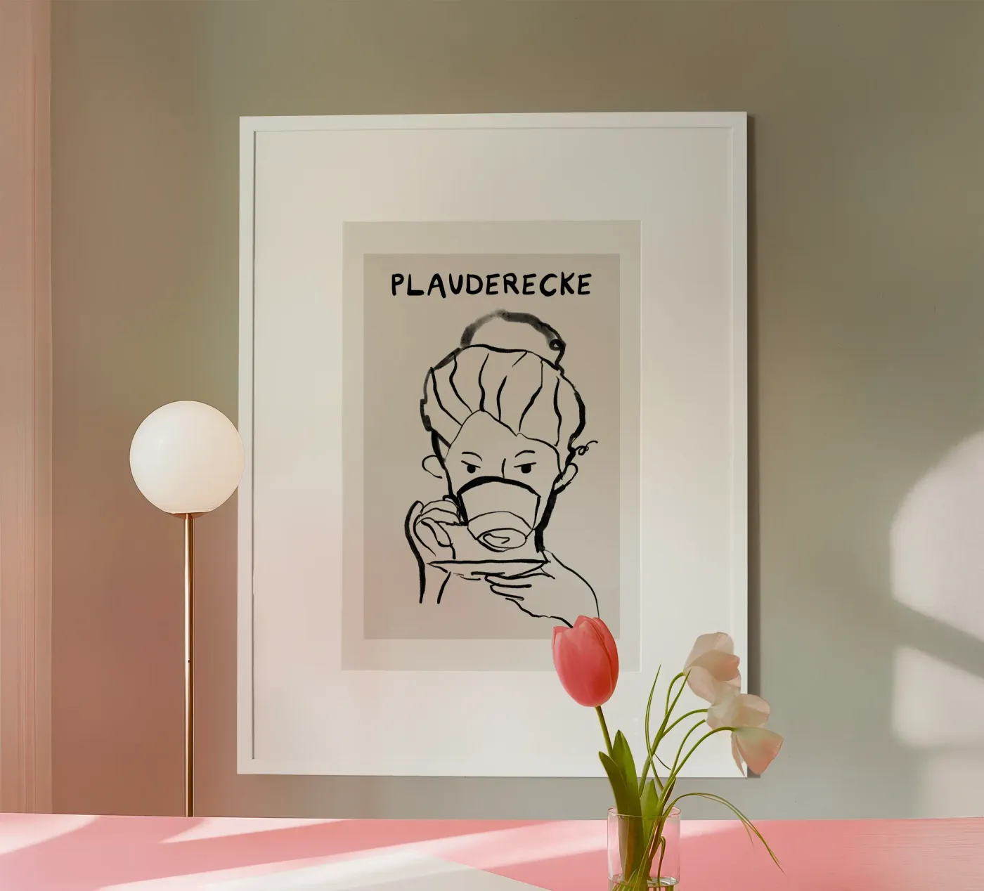 Plauderecke poster by treechild
