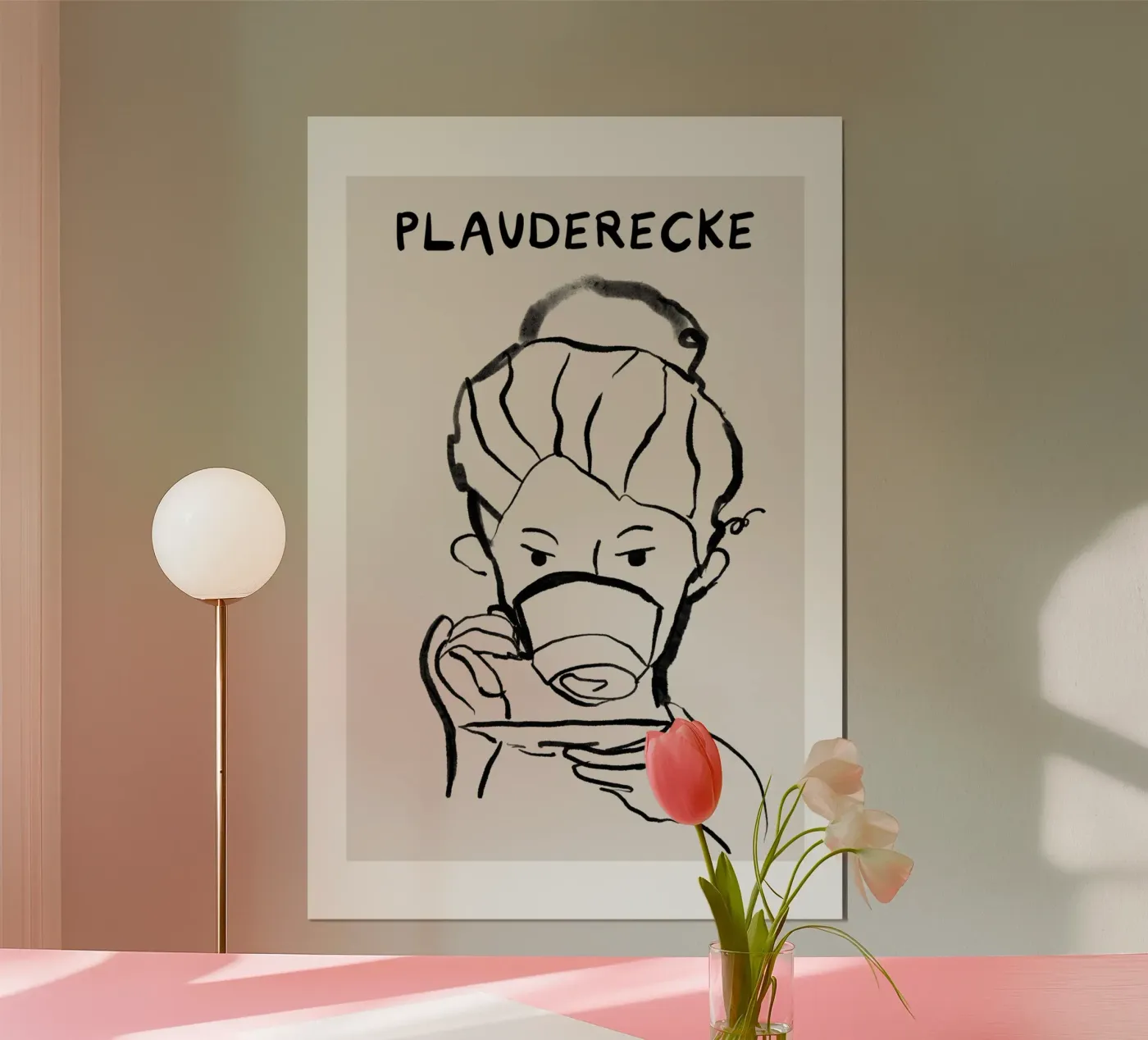 Plauderecke poster by treechild
