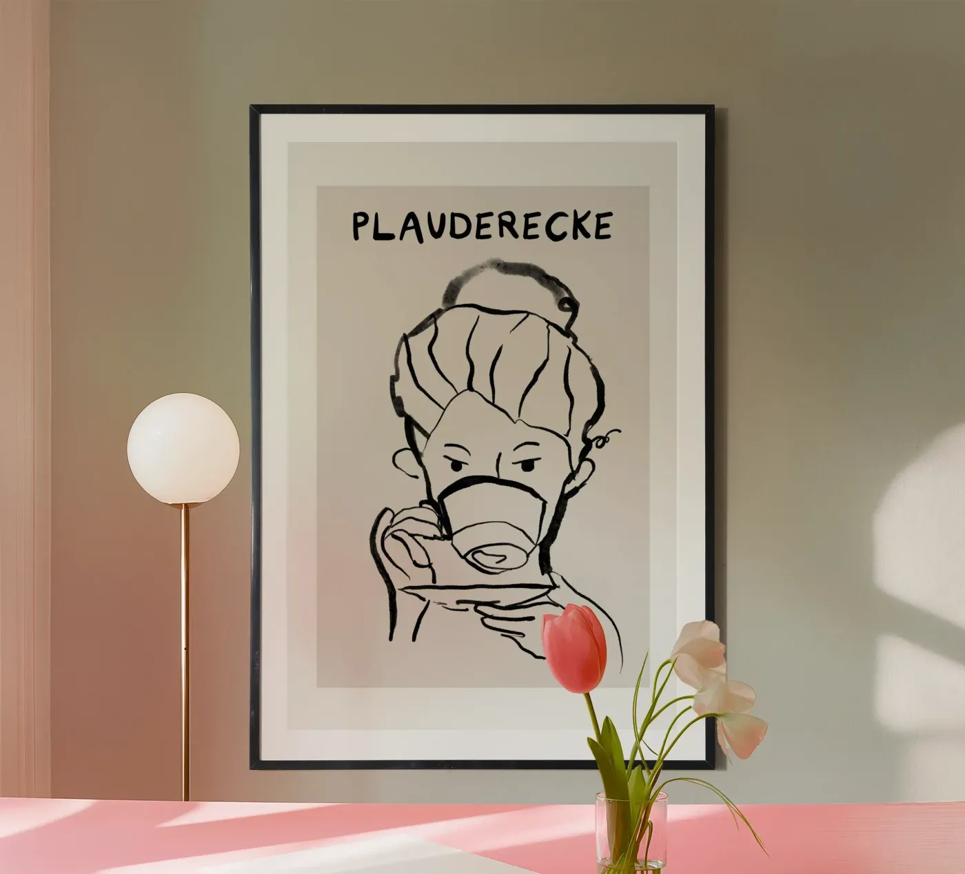 Plauderecke poster by treechild