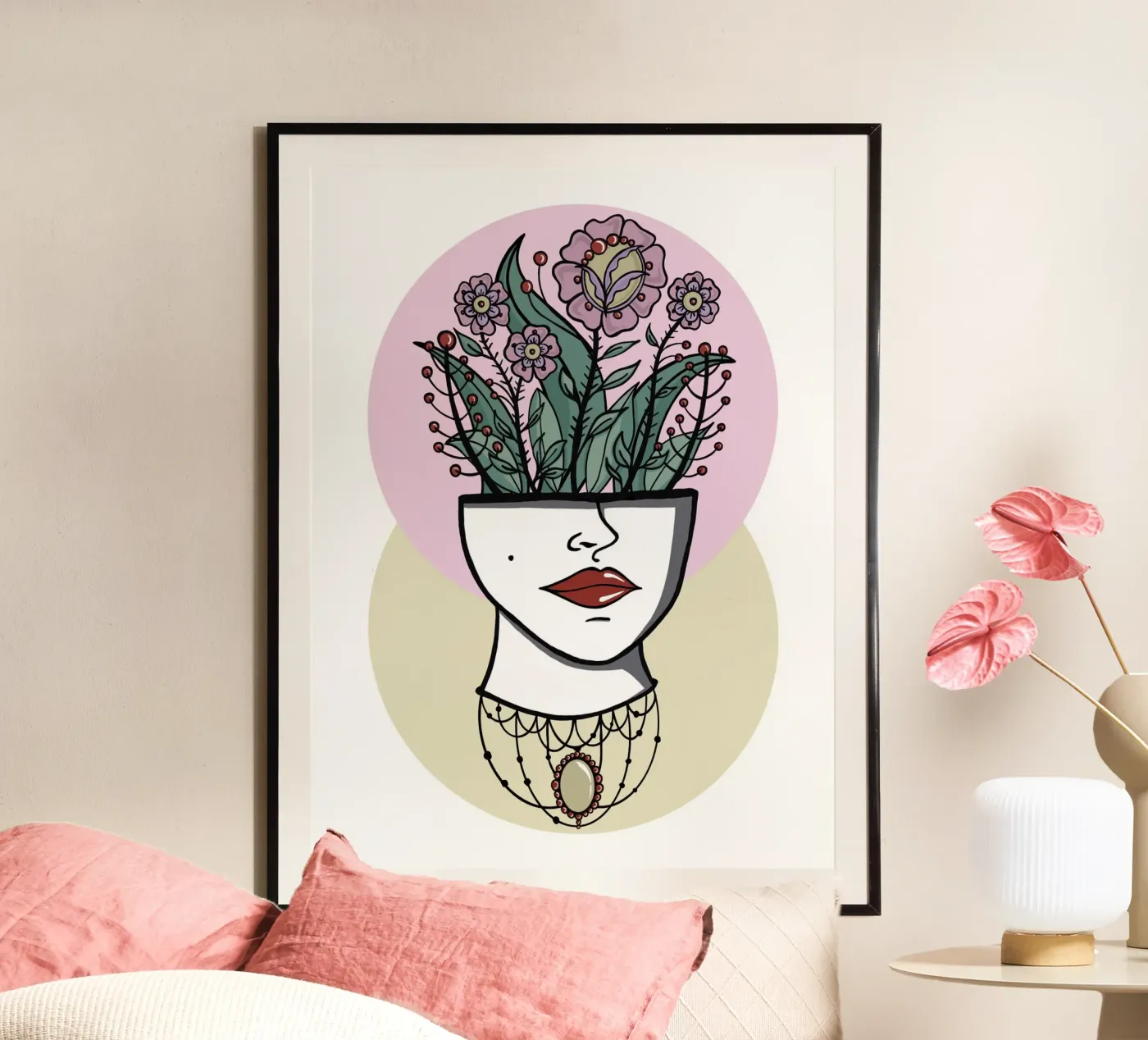 Flowerhead poster da AtelierTamtam