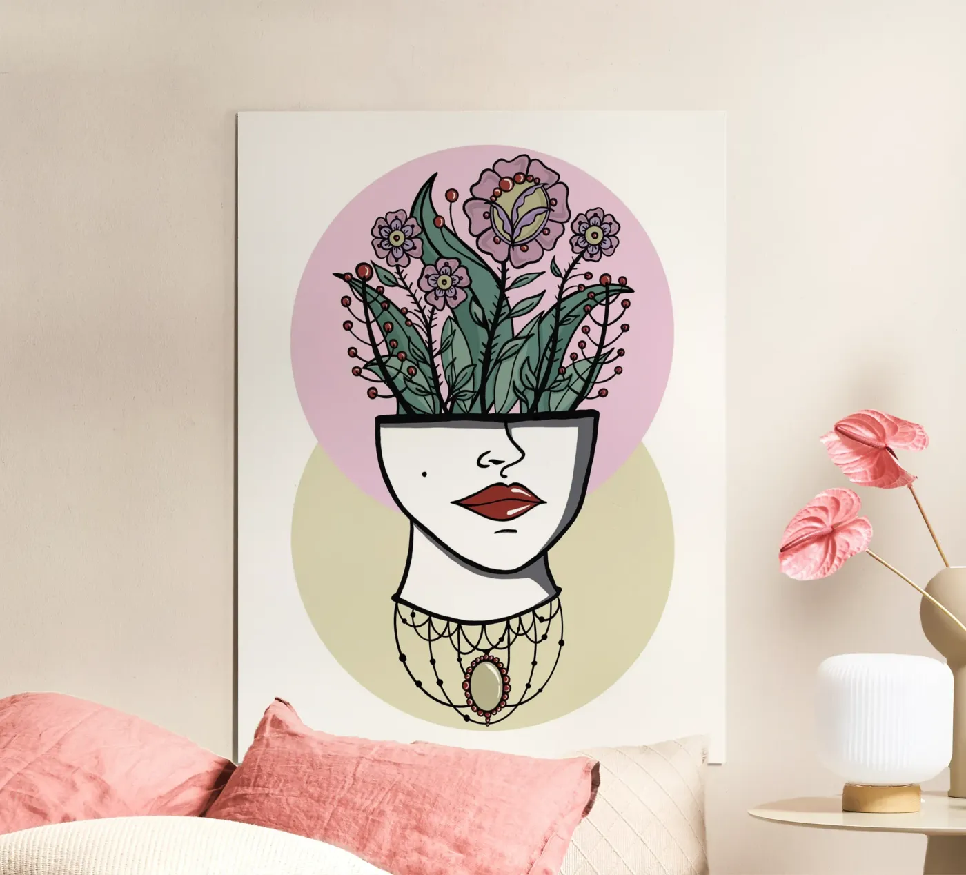 Flowerhead poster da AtelierTamtam