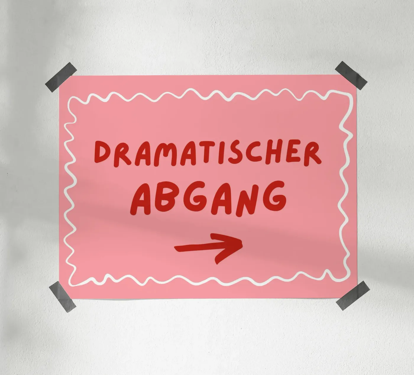 Dramatic departure poster by Nordic Stories Studio