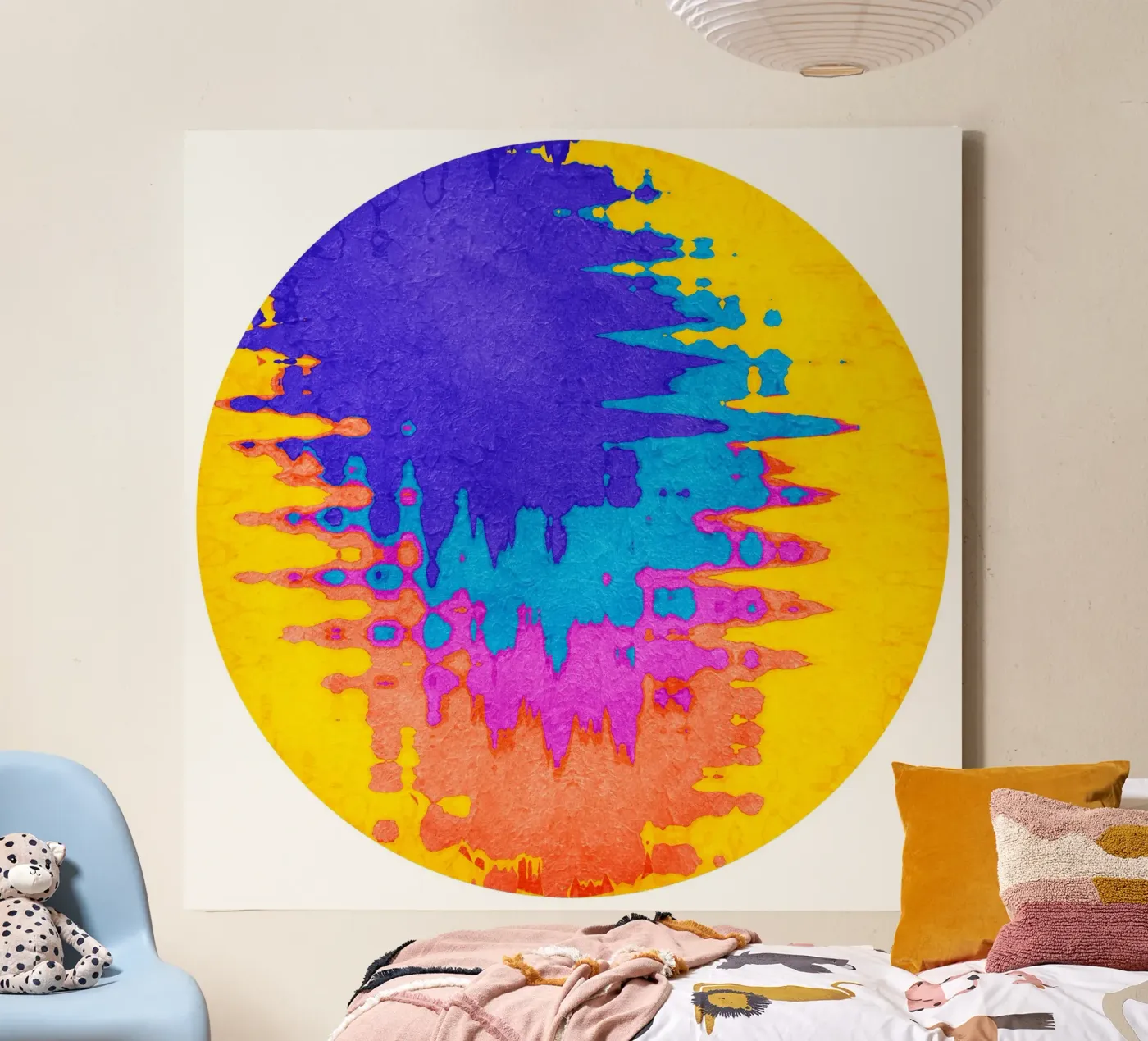 Rainbow tela da Abstract Joy