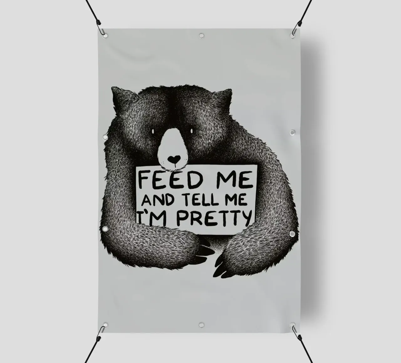 Feed Me telo in pvc da Tobe Fonseca