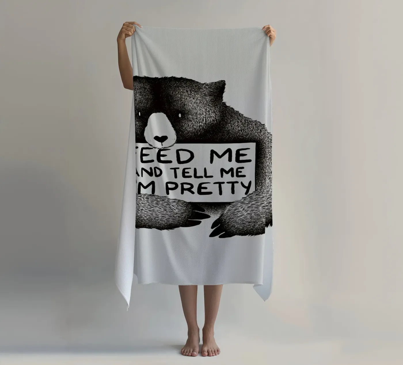 Feed Me serviette de plage de Tobe Fonseca
