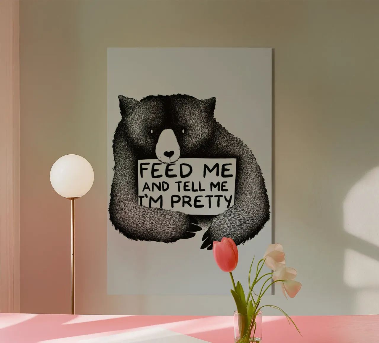 Feed Me plexiglass da Tobe Fonseca