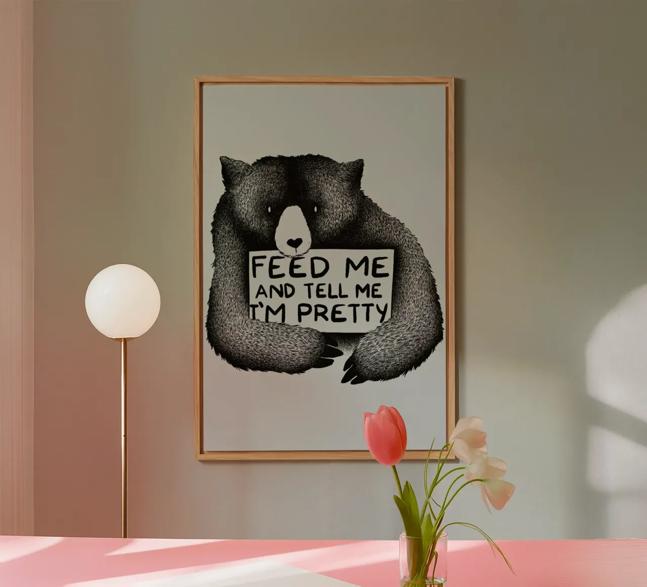 Feed Me alluminio dibond da Tobe Fonseca