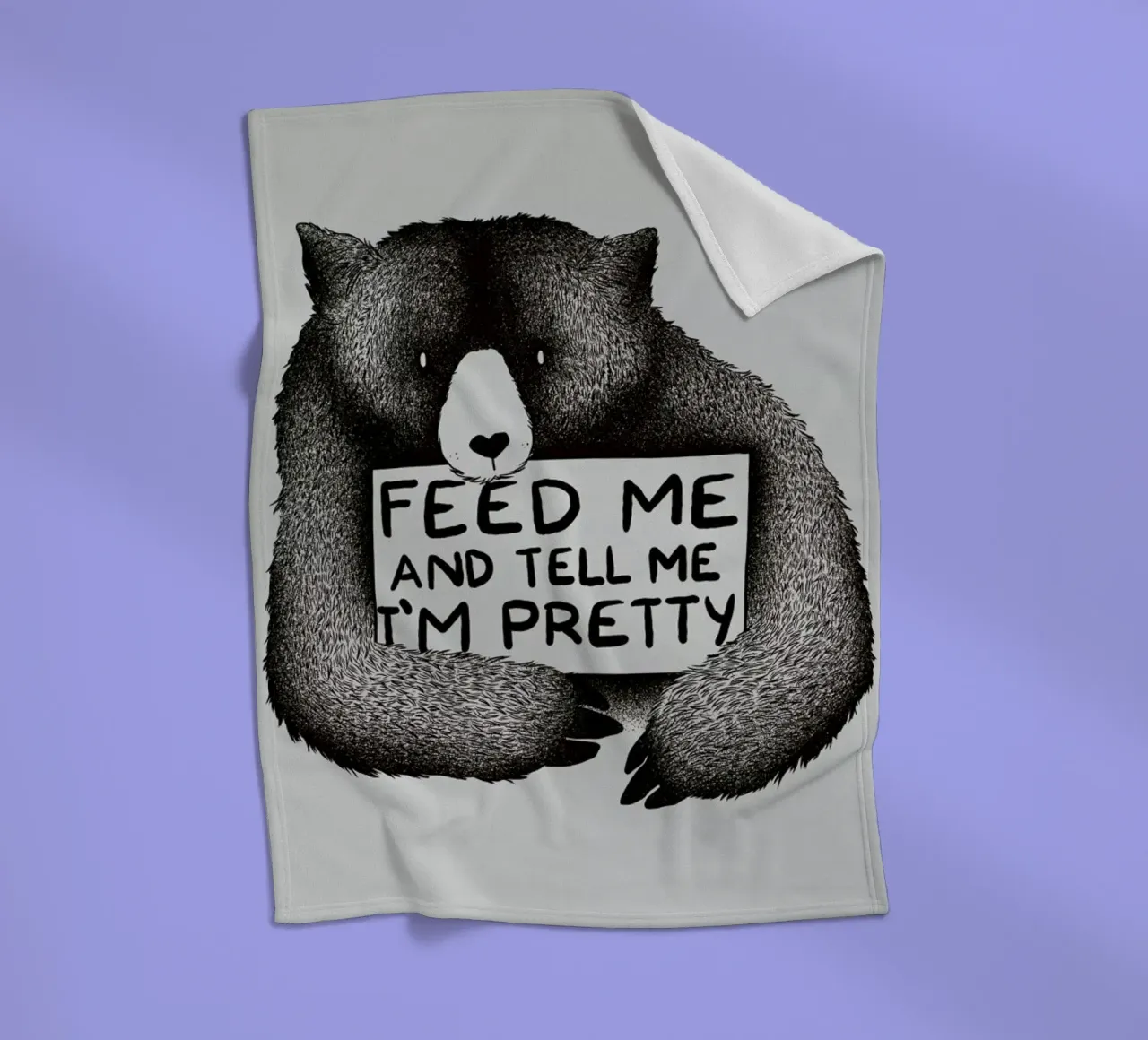 Feed Me Fleecedecke von Tobe Fonseca