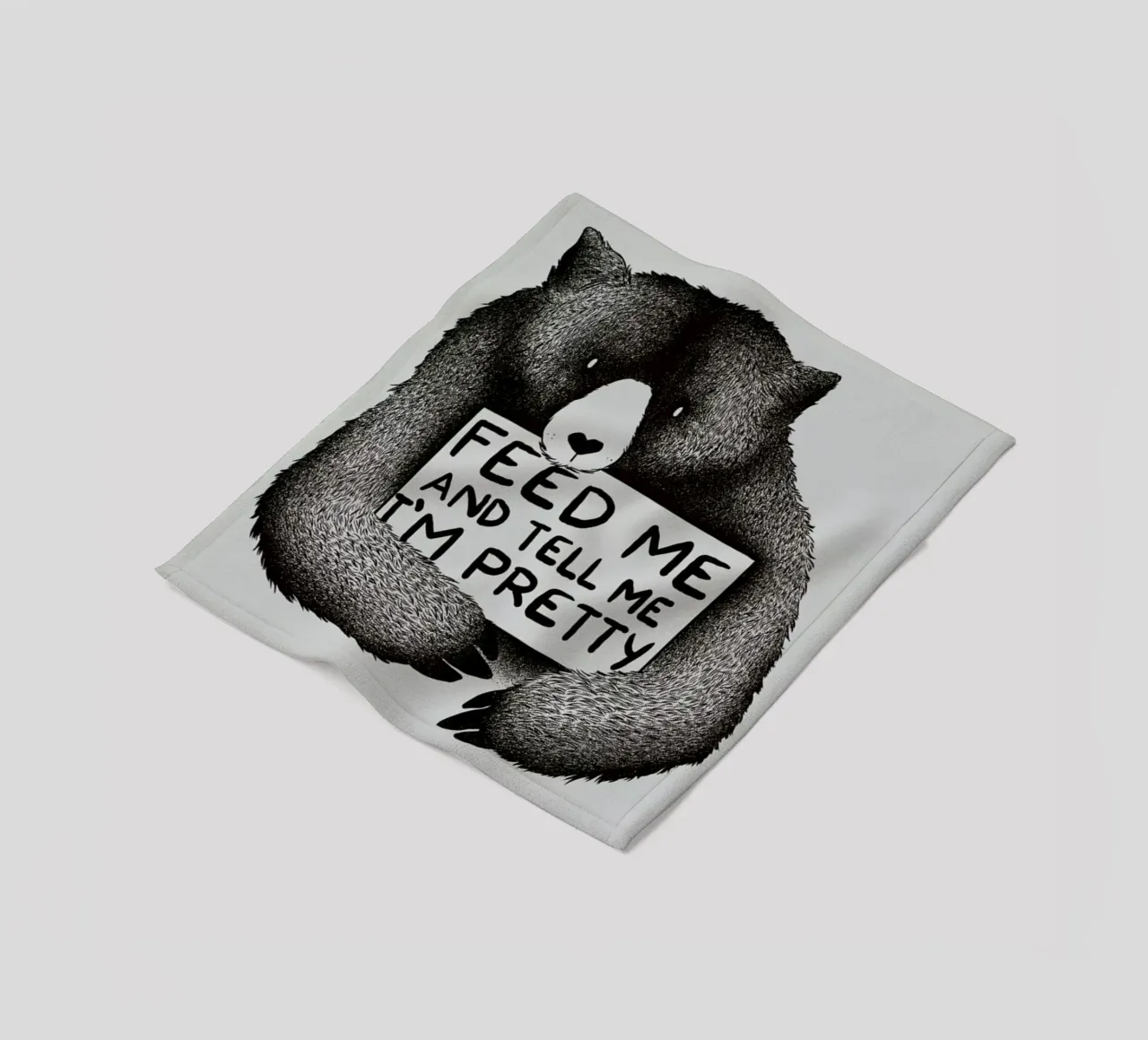 Feed Me coperta in pile da Tobe Fonseca