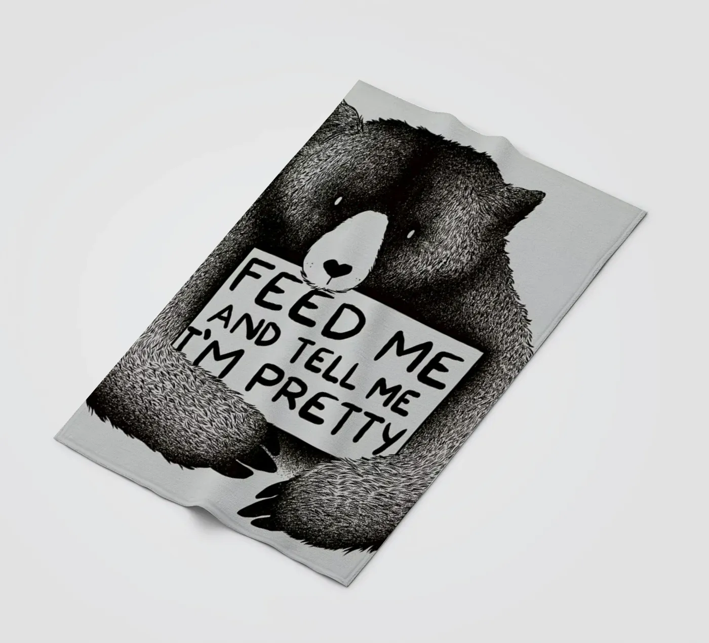 Feed Me fleece blanket by Tobe Fonseca