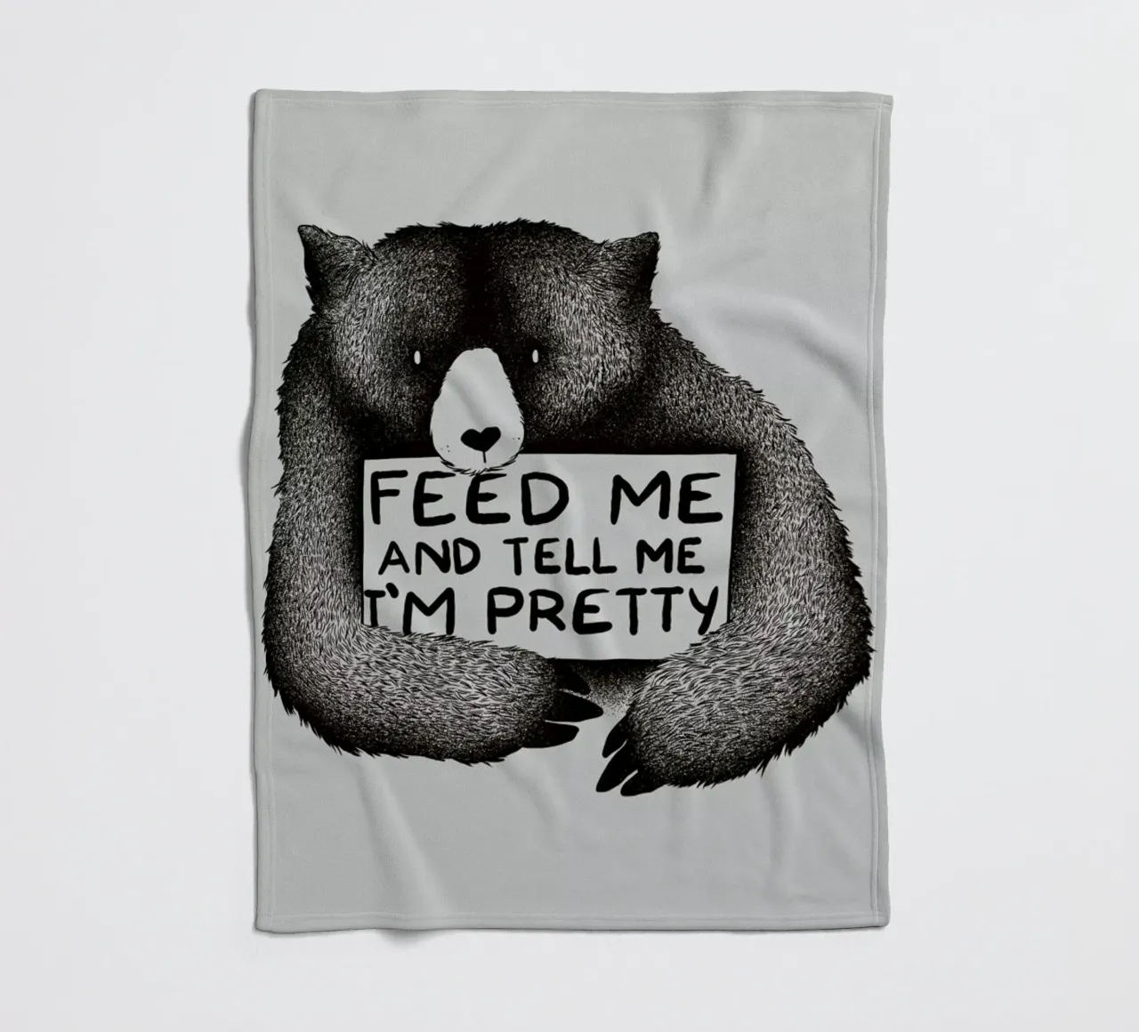 Feed Me coperta in pile da Tobe Fonseca