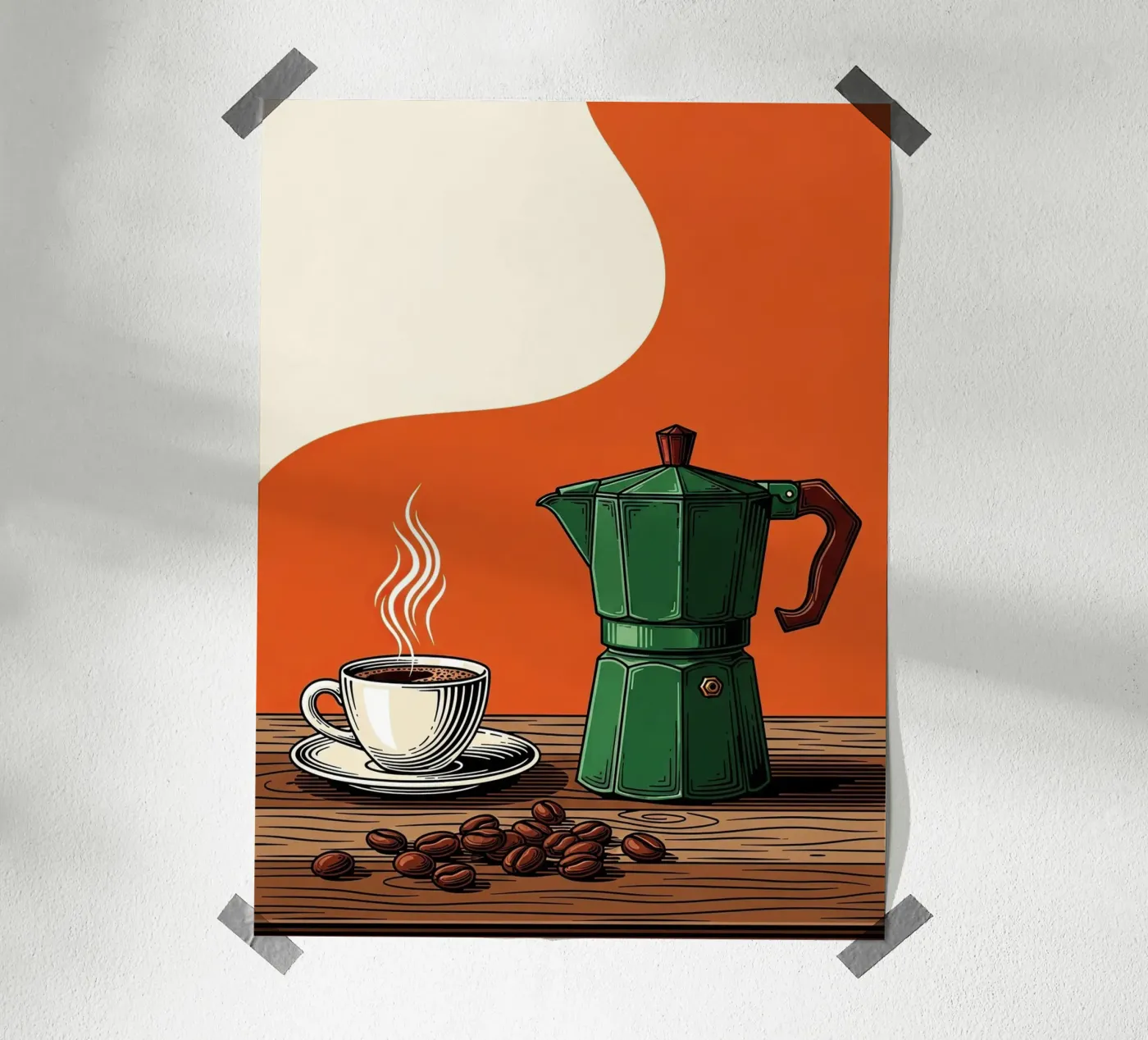 Verde e forte poster da thung thung