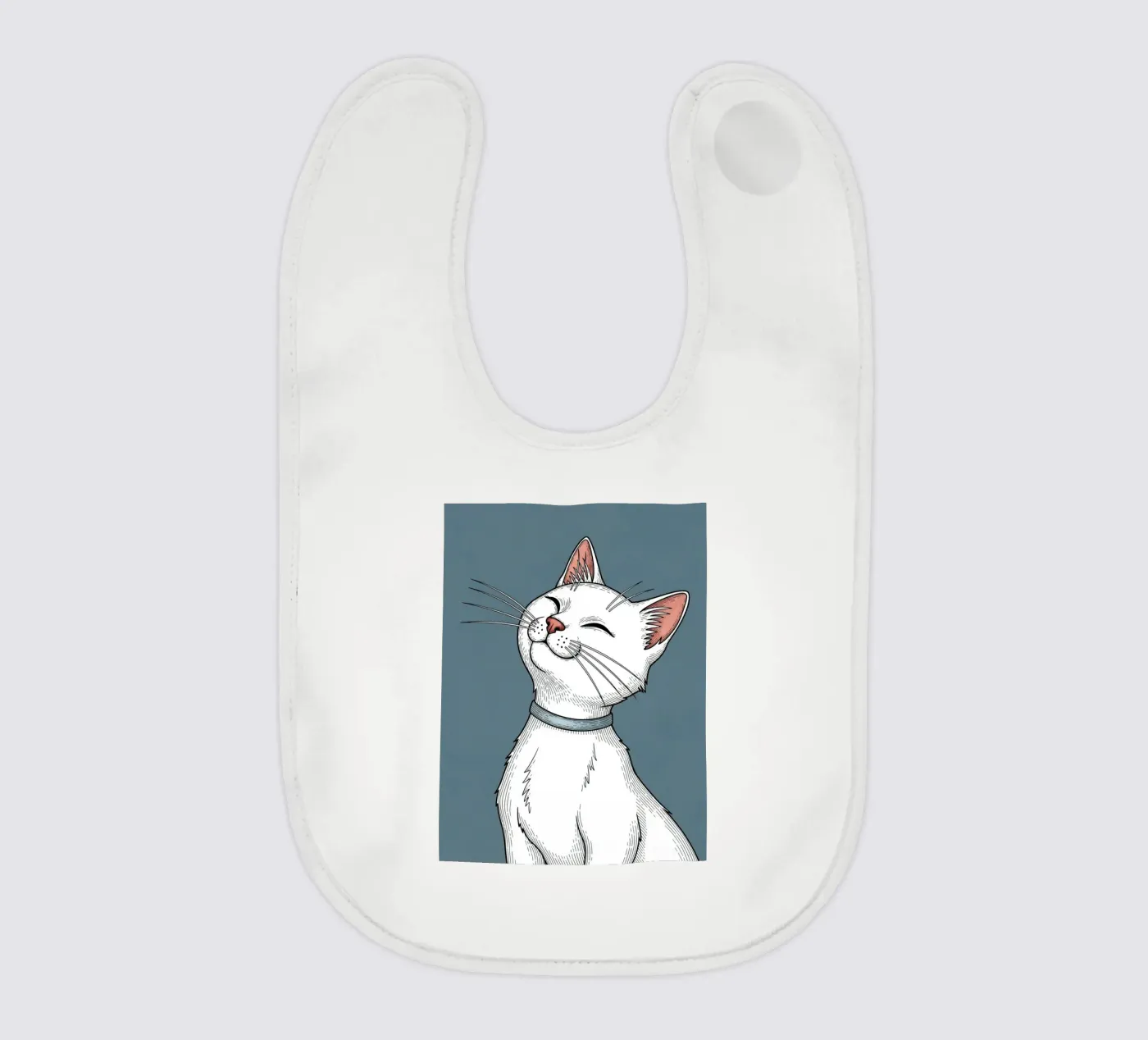 Unbothered baby bib by thung thung