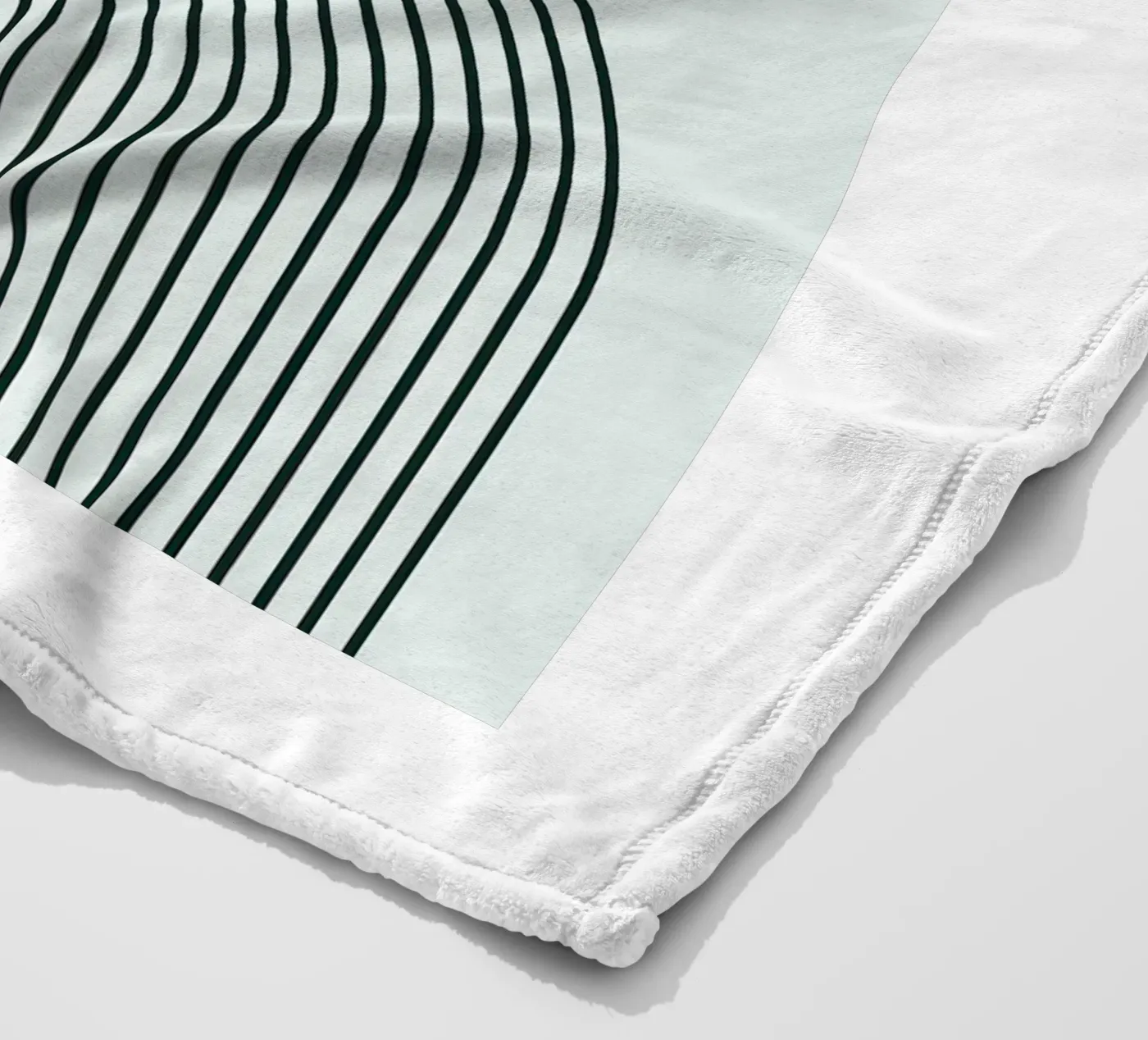 Linear Equilibrium fleece blanket by Robert