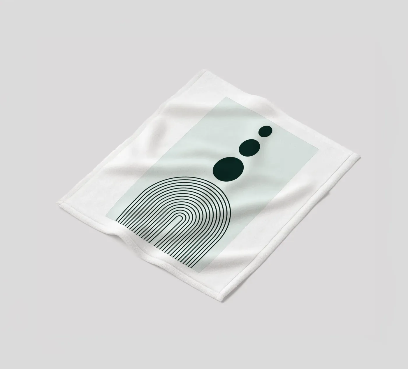 Linear Equilibrium fleece blanket by Robert