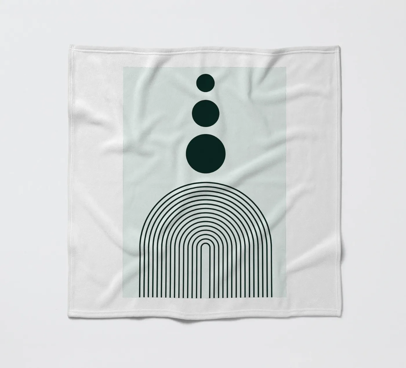 Linear Equilibrium fleece blanket by Robert
