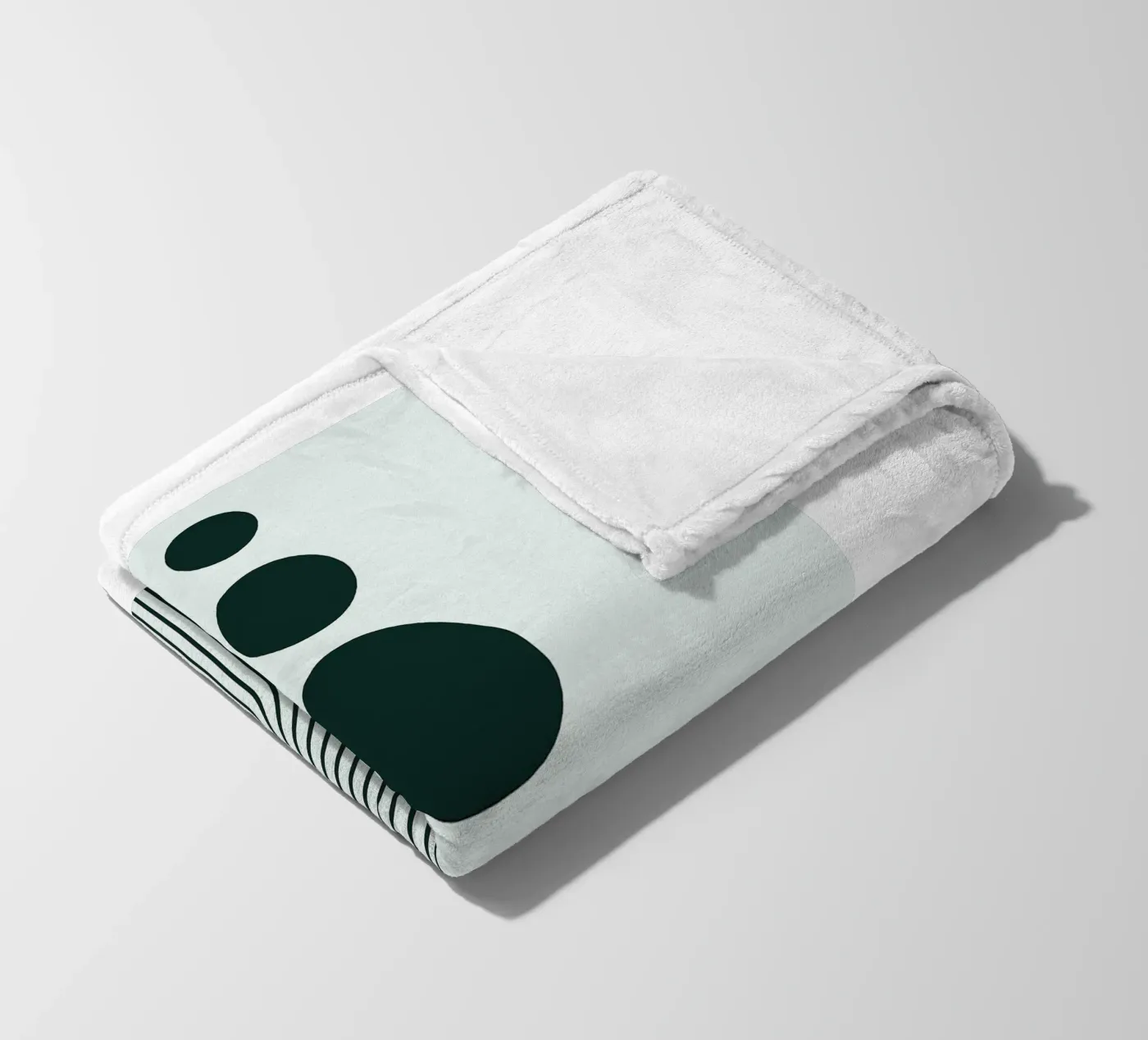 Linear Equilibrium fleece blanket by Robert