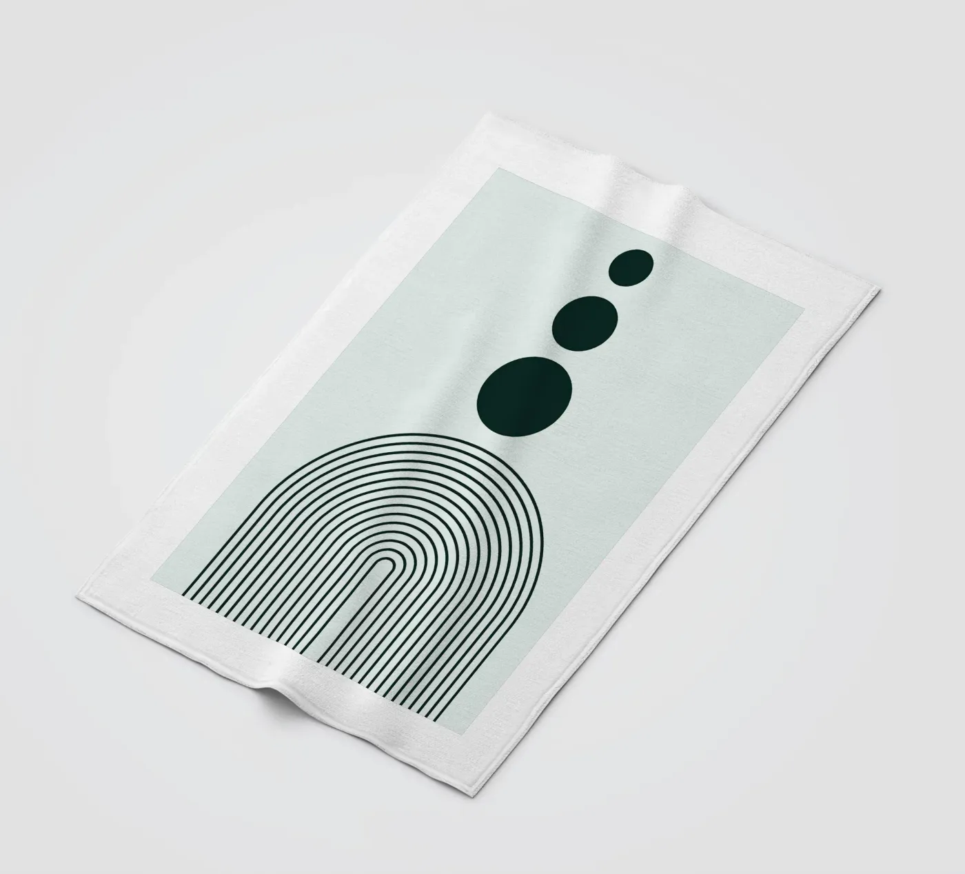 Linear Equilibrium fleece blanket by Robert