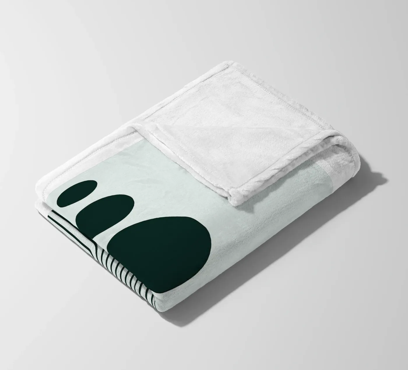 Linear Equilibrium fleece blanket by Robert